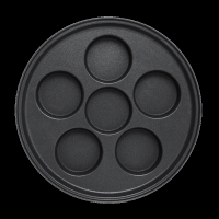 摩飞小电锅多功能锅料理锅电火锅家用分体式鸳鸯火锅烧烤肉蒸煮炒煎电煮锅MR9087 六圆盘MR1055