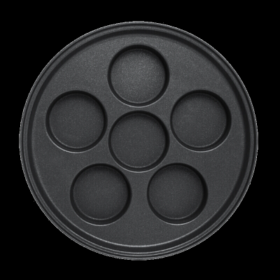 摩飞小电锅多功能锅料理锅电火锅家用分体式鸳鸯火锅烧烤肉蒸煮炒煎电煮锅MR9087 六圆盘MR1055