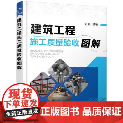 建筑工程施工质量验收图解 施工质量验收规范细节书籍 建筑工程施工质量验收基础知识报告验收工具应用技能教程书籍化学工业出版