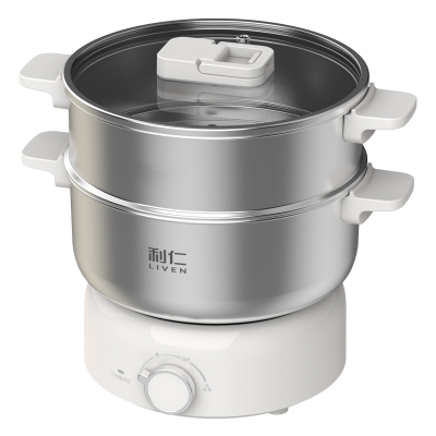 利仁智能电火锅 DHG-J1851 3.大容量 2档调节机械控温