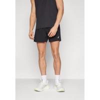 Asics/亚瑟士高弹速干反光条运动跑步短裤男修身直筒extra短臀部