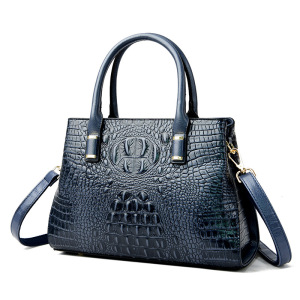 Ceba女包2023新款鳄鱼纹手提包欧美复古时尚通勤包包感百搭斜挎