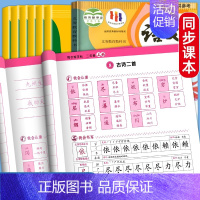 同步字帖.上册+同步作文 小学二年级 [正版]量大优惠一年级二年级三小学生四五六练字帖上册下册同步练字帖每日一练语文生字