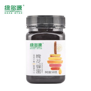 绿多源宁夏生态槐花蜜500克/瓶美味蜂蜜