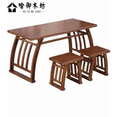 哈御木坊可定制书法桌椅HYMF-SF154套