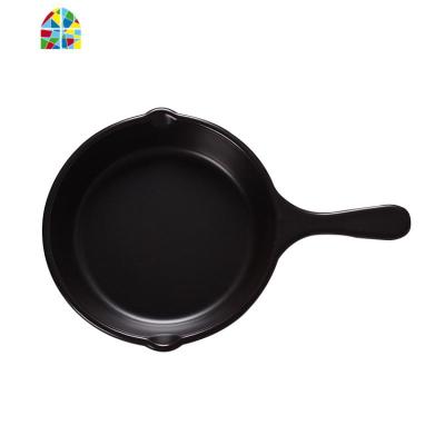 可高温法式无涂层双口煎锅明火陶瓷砂锅家用燃气煎蛋牛排平底炒锅 FENGHOU 9.5寸双耳烤盘