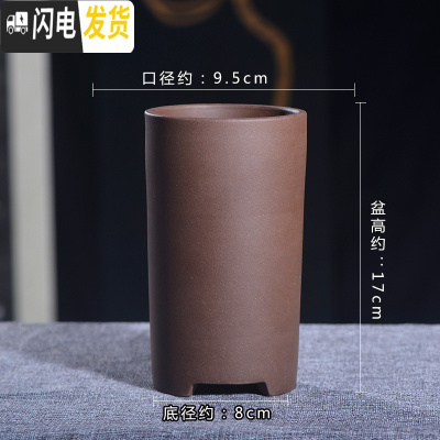 三维工匠兰花盆兰花专用盆多肉花盆紫砂花盆绿萝花盆君子兰2019新款塑料价 紫泥小签桶一个 大花盆容器