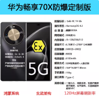 华为 畅享70X 512G 防爆手机 5G全网通制药厂化工厂石油本安型EX巡检防爆定制版