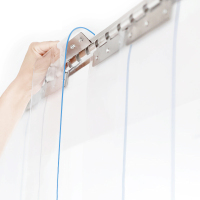 天空桥 透明门帘 2mm厚15cm宽2.5m高 条