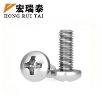 宏瑞泰 不锈钢十字圆头螺栓 A2-70 M4*12 个