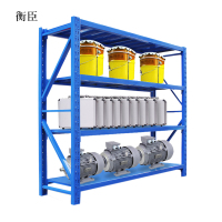 衡臣承重300kg货架置物架钢制货架长200宽50高200CM