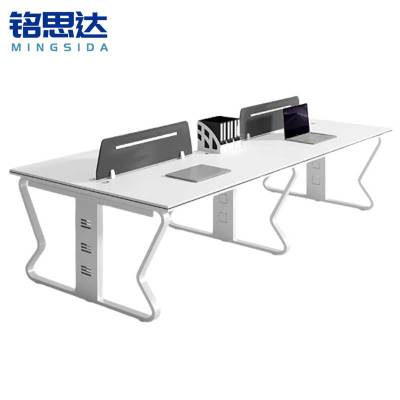 铭思达屏风办公桌四人位张