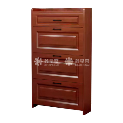 鑫星奈 XXN4022004 木质翻斗鞋柜入户门口窄边鞋柜单层单抽屉 500*170*1200