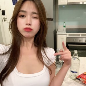 打底衫女夏季新款U领短袖T恤女装韩版修身露脐上衣女衣服