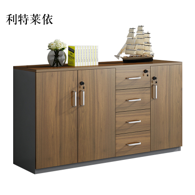 利特莱依办公室矮柜储物柜文件柜3门4抽屉