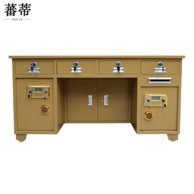 蕃蒂 电子保险桌1.6米双柜张