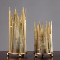 美帮汇现代简约玄关摆件样板房金属摆设售楼处酒店客厅铁艺轻奢软装饰品