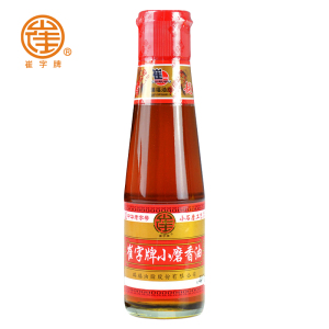崔字小磨香油218ml*4瓶家用麻油凉拌菜纯芝麻油