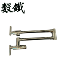 数铁铜入墙式单冷厨房折叠式万向旋转水龙头63CM通用型个