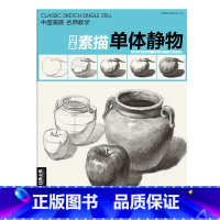 [正版]素描单个体静物书临摹范本大画结构解剖与透视训练入门绘画画自学sh