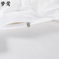 梦莺 被套 纯棉白色 条