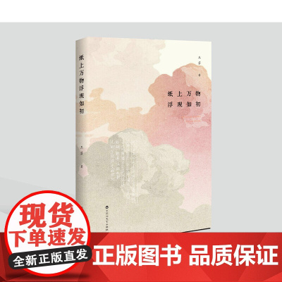 纸上万物浮现如初 王芸 百花洲文艺出版社 正版书籍