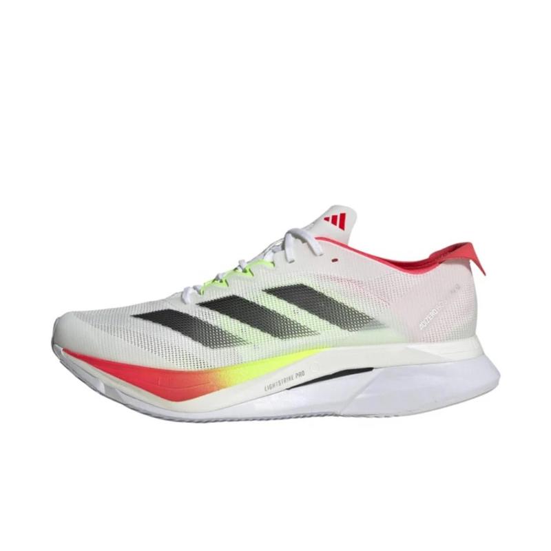 阿迪达斯(adidas)跑步训练鞋男鞋轻便缓震专业竞速中长跑白黑运动