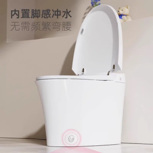 惠达(HUIDA)-ET35-Q 一体机冲水清洗烘干即热自洁自动坐便器电动马桶高颜值脚感冲水无需弯腰
