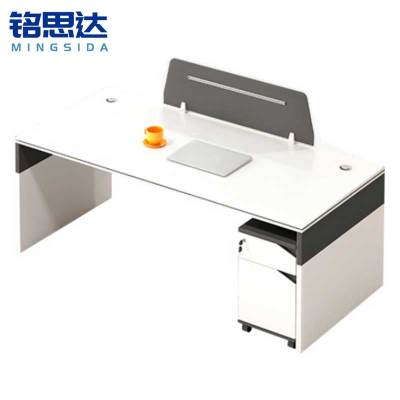 铭思达职员桌1.4米单人位含柜套
