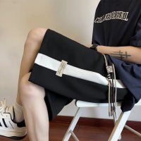 美式高街短裤男夏季薄款五分中裤ins时尚宽松休闲运动裤