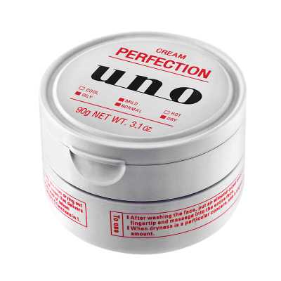 日本UNO吾诺男士完美面霜多效五合一保湿霜90g