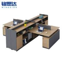 铭思达屏风工位四人含柜套