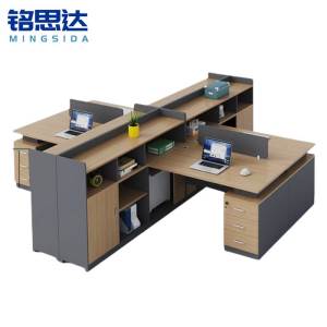 铭思达屏风工位四人含柜套