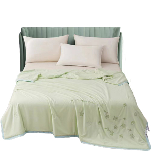 安琪尔冰洁柔肤绣花夏被150*200条