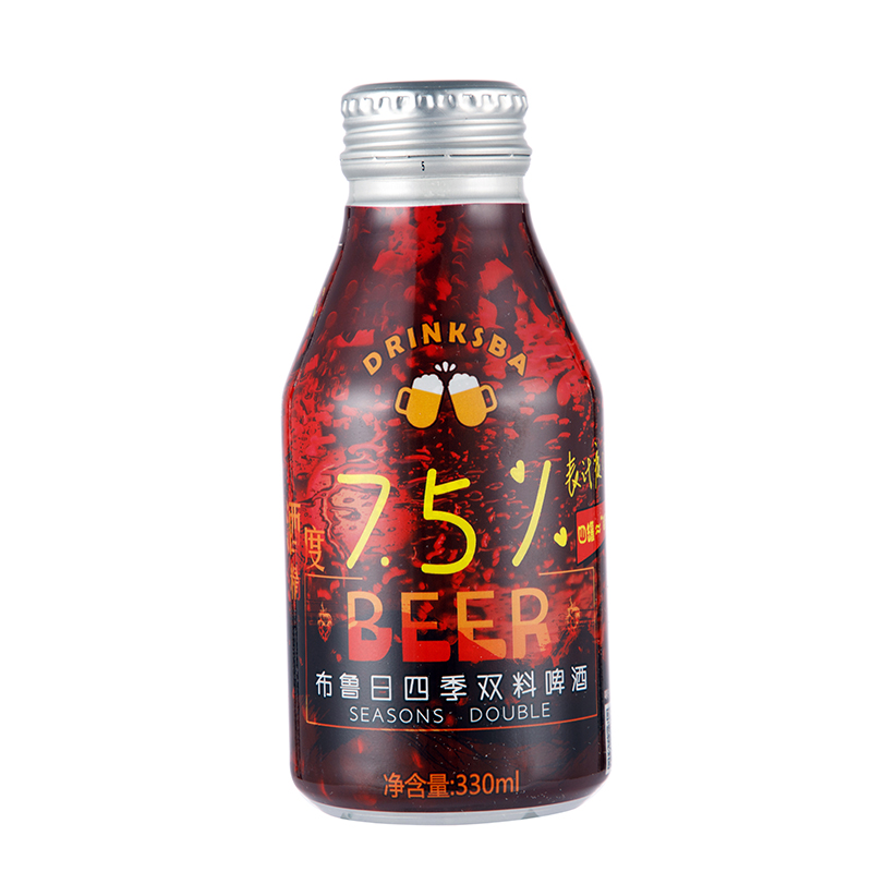 drinksba精酿啤酒330ml*12铝罐装 布鲁日四季双料啤酒 整箱装