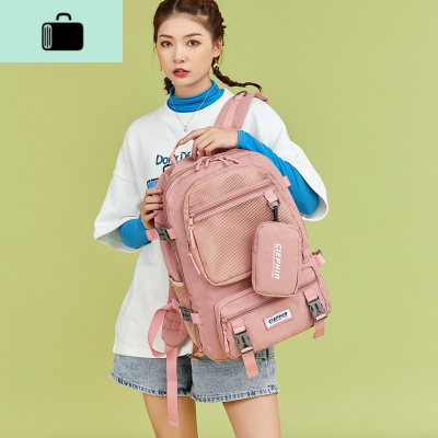 书包女中学生校园初中生大学生韩版高中双肩旅行背包大容量电脑包NEW LAKE女手包