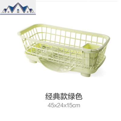 厨房碗筷收纳盒带盖放餐具装碗箱碟盘沥水塑料置物架家用放 三维工匠