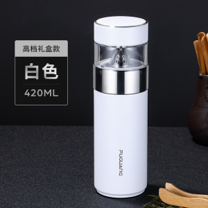 富光高档茶水分离杯保温杯304不锈钢泡茶杯水杯子便携男定制logo