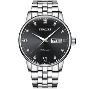 正品新奇特手表男士学生薄自动机械表防水夜光时尚商务新款男表 X-27