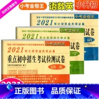 [正版]2021新版 小考金卷王2021年小学毕业升学 重点初中招生考试检测试卷语文数学英语全共3本 小考必刷题小升初