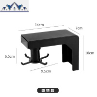 厨房收纳旋转式置物架免钉挂杆勺子铲子挂架壁挂家用厨具抖音 三维工匠