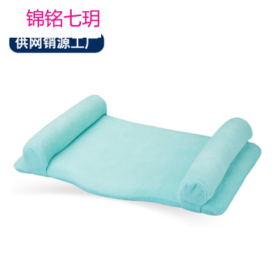 锦铭七玥一件代发慢回弹记忆棉定型枕加长款侧翻婴儿枕头0-3岁儿童记忆枕