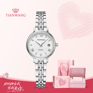 天王手表女简约气质小表盘女士石英腕表官方正品潮款女表31374