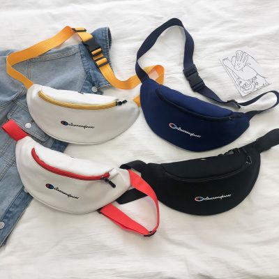 派尼美特腰包包女2020新款斜挎包女小包韩版时尚胸包ins帆布网红手机包潮