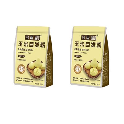 谷香园臻品 玉米自发粉 900g*2袋