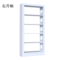 东升顺钢制书架置物架图书馆单双面书店阅览室货架档案架资料架单面一列一