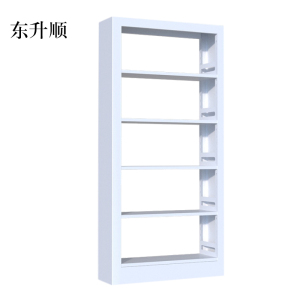 东升顺钢制书架置物架图书馆单双面书店阅览室货架档案架资料架单面一列一