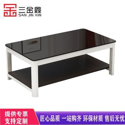 三金鑫 茶几客厅家用茶几桌现代简约小户型简易茶几仿大理石环保板材茶几