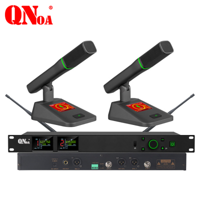 启诺 QN-SWM620真分集一拖二无线麦克风 黑(台)