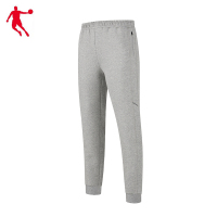 乔丹 运动裤 梭织长裤 男裤 KKL43211277 男款裤子 件(灰花灰 2XL)